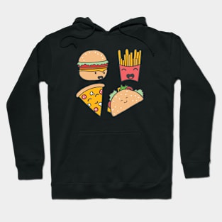 fast food friends Hoodie